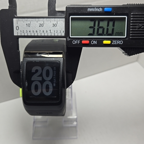 Mens Nike + Powered by TomTom GPS Sport Running Black X Digital Watch WM0069 L7 - Picture 5 of 11